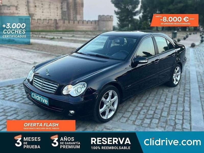 Azul Usado 2006 Mercedes C180 Berlina | 4290 € (Precio justo) - Imagen 1/3