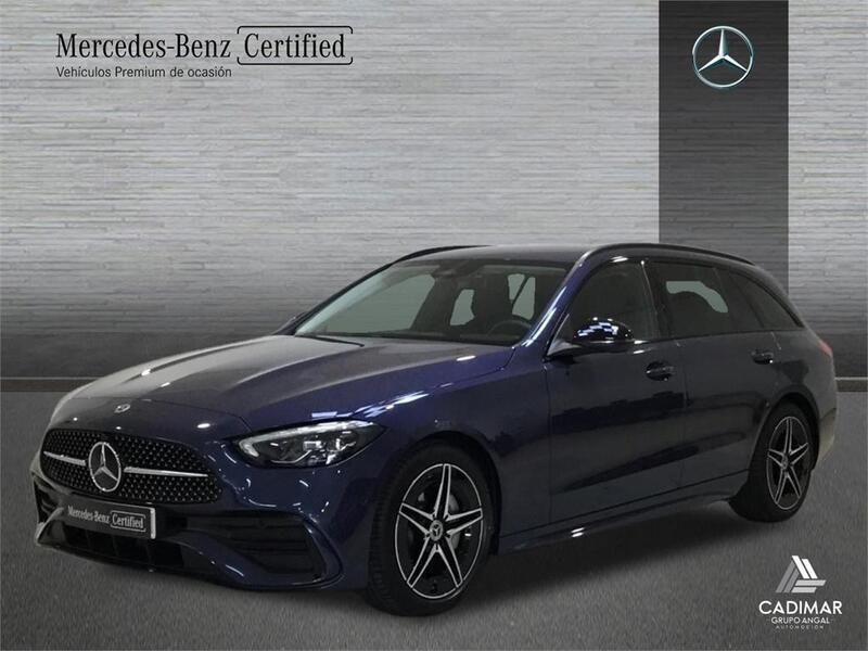 Azul sodalita Usado 2025 Mercedes C220 AMG line Familiar | 54.900 € (Caro) - Imagen 1/4