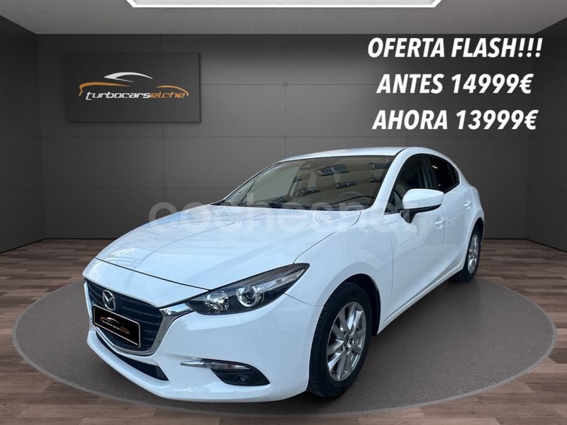 Blanco Usado 2018 Mazda 3 Berlina | 13.999 € (Buen precio) - Imagen 1/4