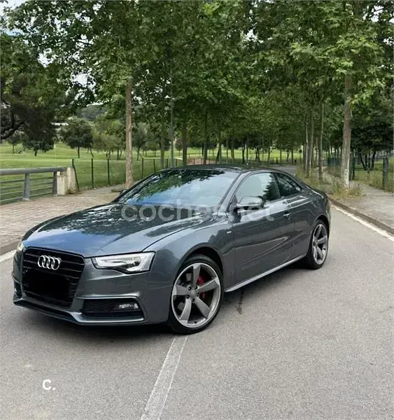 Usado Audi A5 S-Line 245 CV (180 kW) 2015 Gris / plata Coupe