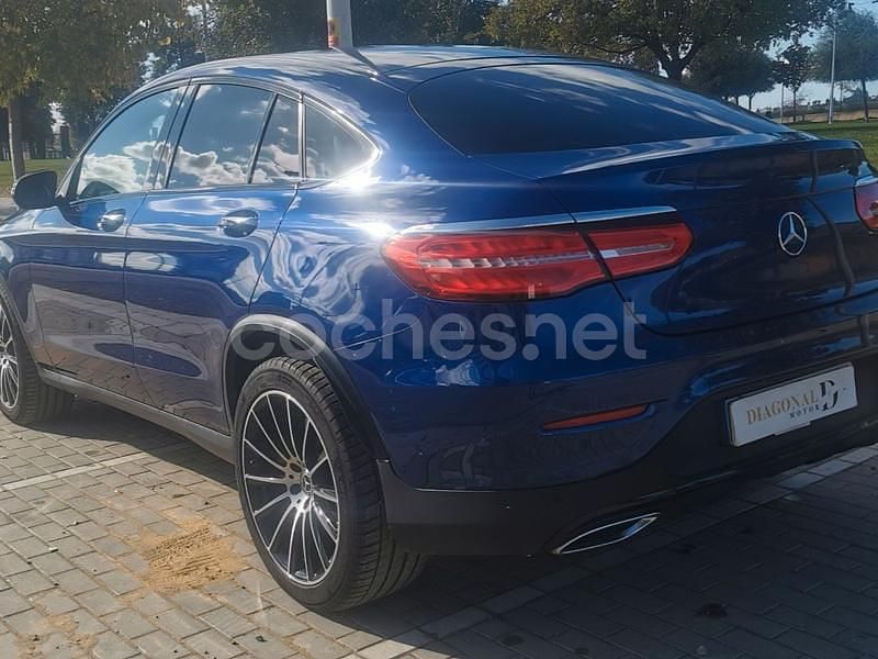 Usado Mercedes GLC250 204 CV (150 kW) 2018 Azul Coupe