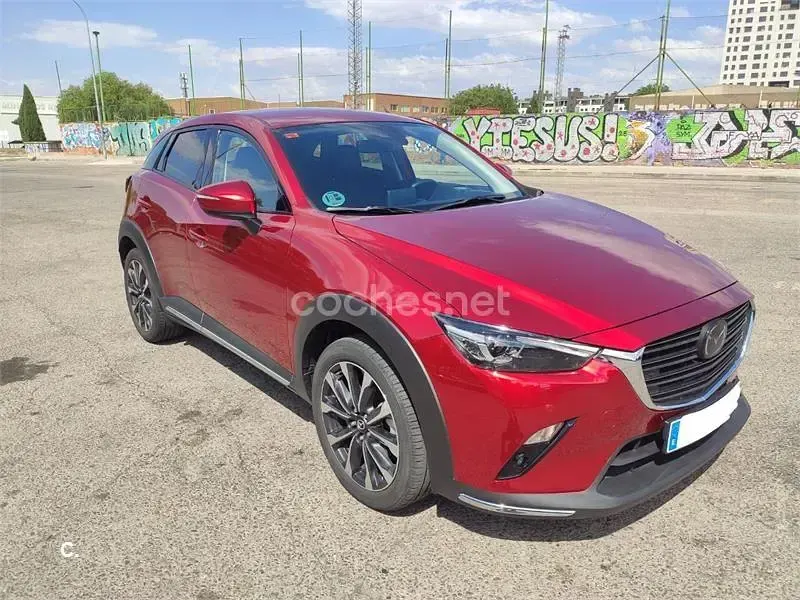 Usado Mazda CX-3 121 CV (88 kW) 2019 Granate SUV