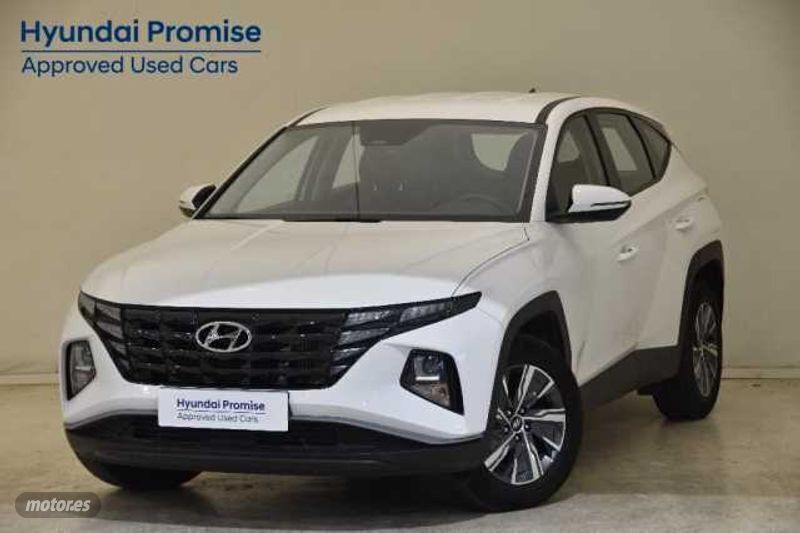 Atlas white Usado 2023 Hyundai Tucson SUV | 24.800 € (Precio justo) - Imagen 1/4