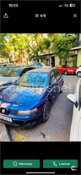 Usado Seat Leon 110 CV (80 kW) 2002 Azul Utilitario