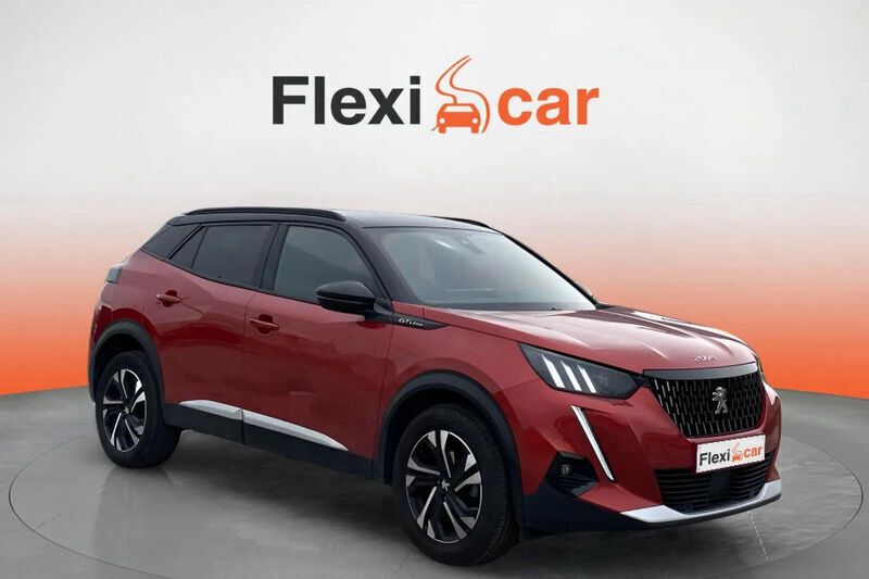 Rojo Usado 2020 Peugeot 2008 GT-line SUV | 15.690 € (Caro) - Imagen 1/4