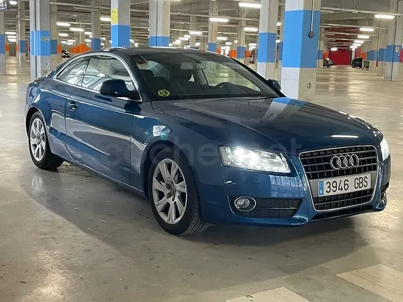 Usado Audi A5 190 CV (139 kW) 2008 Azul Coupe
