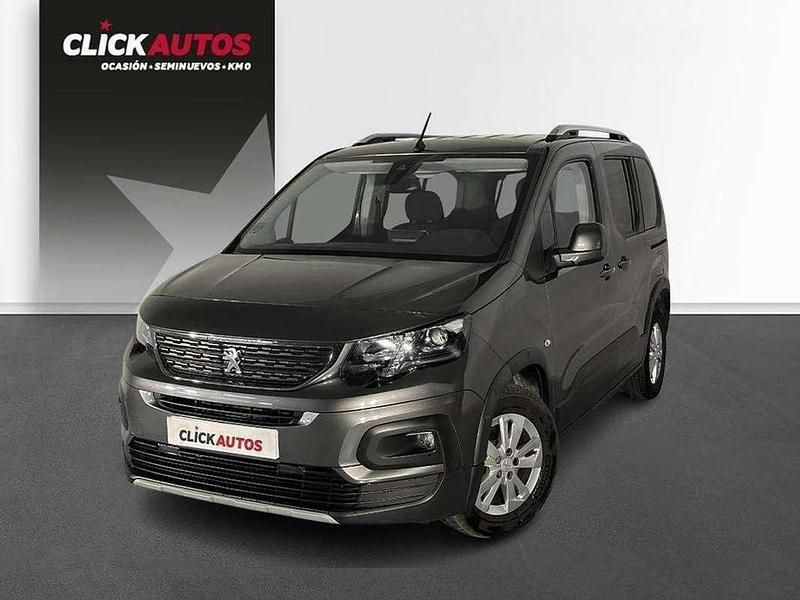 Gris Usado 2021 Peugeot Rifter Allure Monovolumen | 18.100 € (Precio justo) - Imagen 1/4
