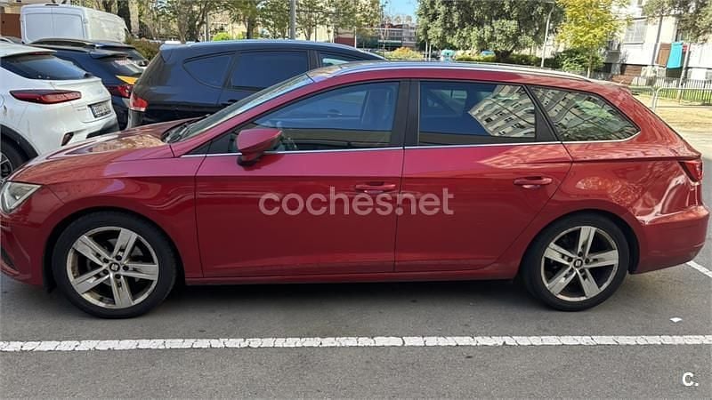 Usado Seat Leon ST FR 130 HP (95 kW) 2018 Vermelho Carrinha