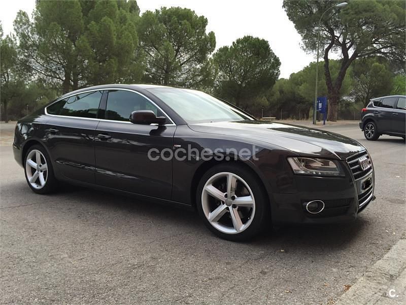 Usado Audi A5 Sportback S-Line 143 CV (105 kW) 2012 Negro Utilitario