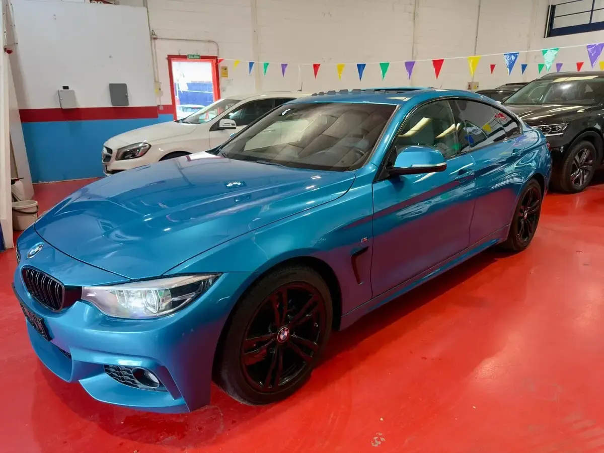 Usado BMW 418 136 CV (100 kW) 2018 Azul Coupe