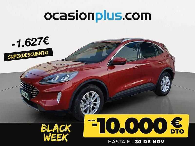 Rojo Usado 2023 Ford Kuga Titanium SUV | 16.990 € (Precio justo) - Imagen 1/4
