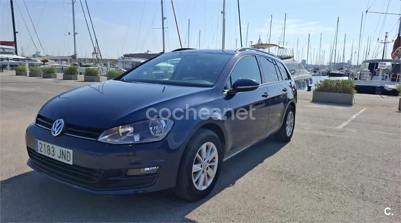Azul Usado 2016 VW Golf VII Familiar | 8500 € (Precio justo) - Imagen 1/4