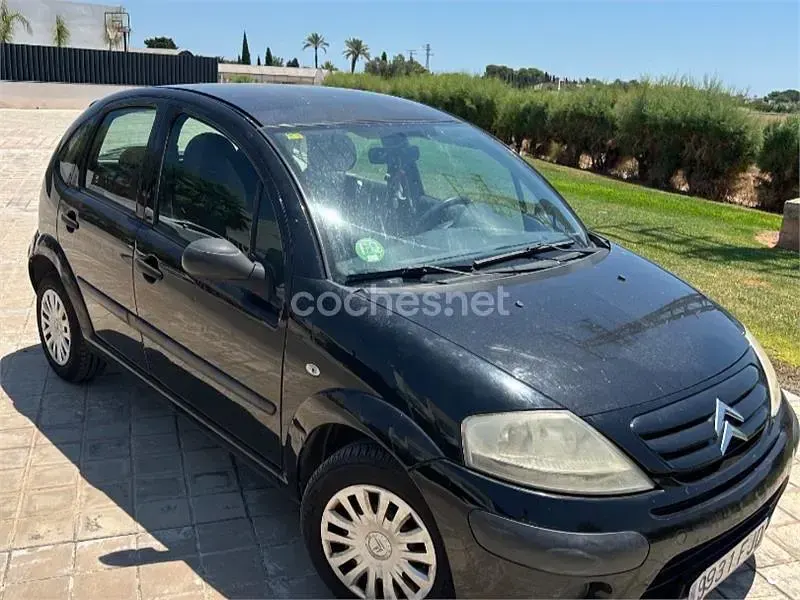 Usado Citroën C3 61 CV (44 kW) 2006 Negro Berlina