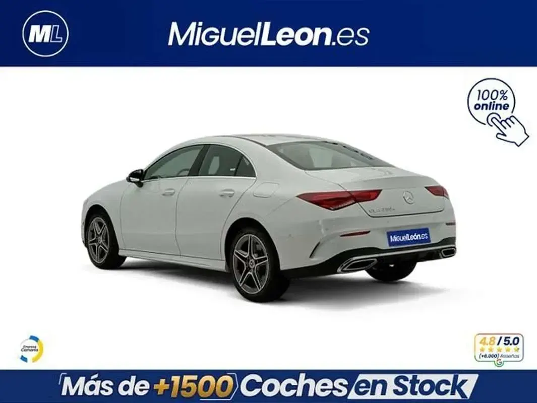 Usado Mercedes CLA250e 218 CV (160 kW) 2022 Blanco Coupe