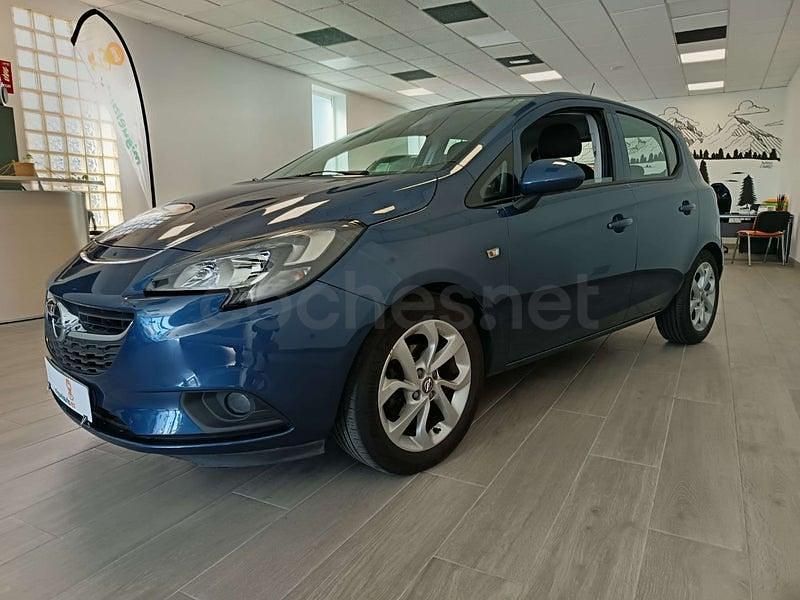 Usado Opel Corsa Expression 90 CV (66 kW) 2015 Azul Utilitario