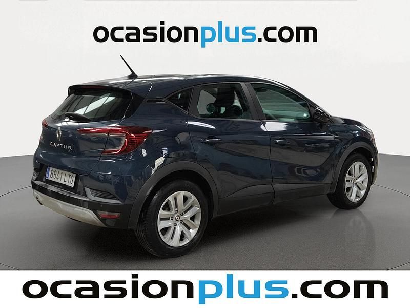 Usado Renault Captur Intens 100 CV (73 kW) 2021 Azul SUV
