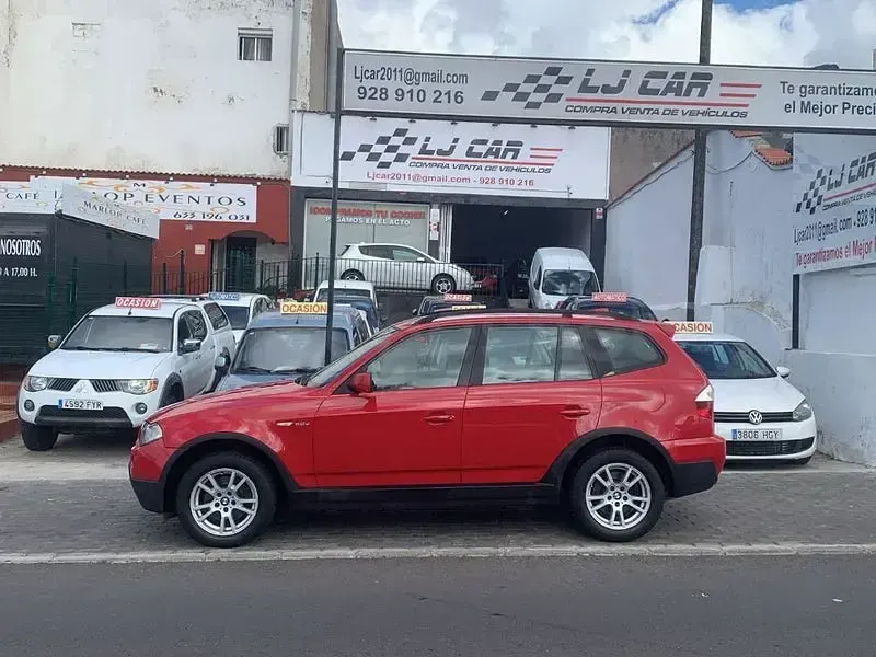 Usado BMW X3 177 CV (130 kW) 2008 Rojo SUV