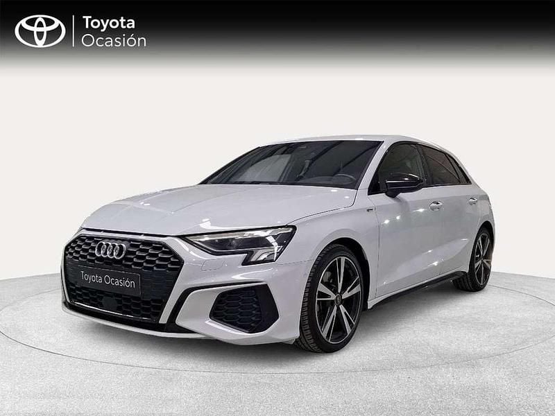 Blanco Usado 2021 Audi A3 Sportback S-Line Utilitario | 21.900 € (Buen precio) - Imagen 1/4
