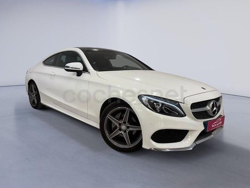 Usado Mercedes C220 170 CV (125 kW) 2017 Blanco Coupe