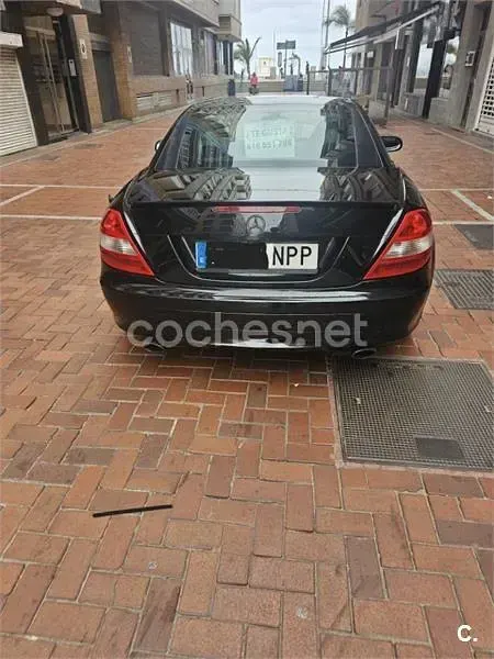 Usado Mercedes SLK200 163 CV (119 kW) 2005 Negro Descapotable