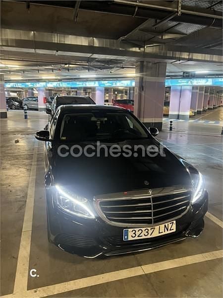 Usado Mercedes C200 Exclusive 136 CV (100 kW) 2015 Negro Berlina
