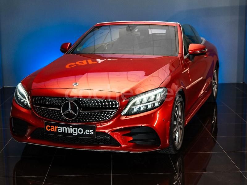 Usado Mercedes C200 184 CV (135 kW) 2019 Rojo Descapotable