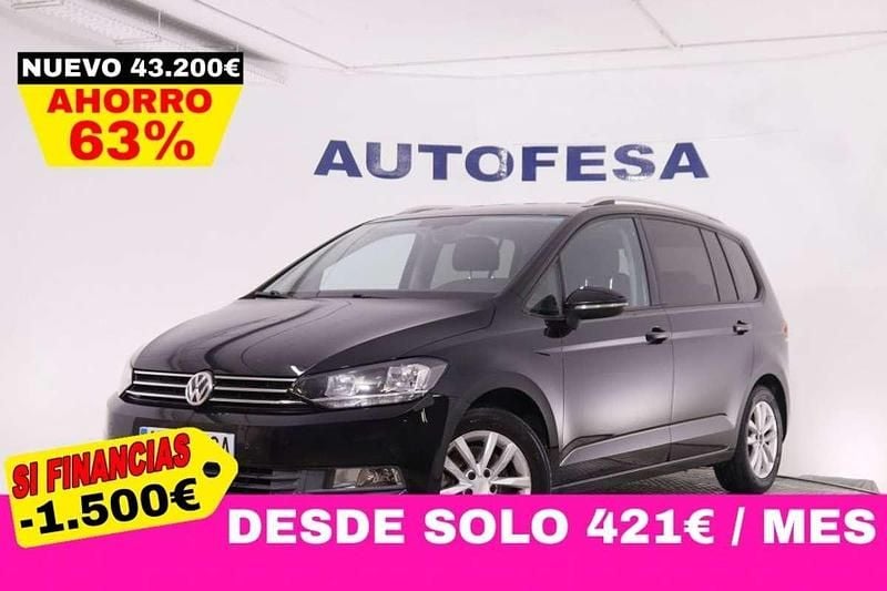 Usado VW Touran 150 CV (110 kW) 2016 Negro Monovolumen