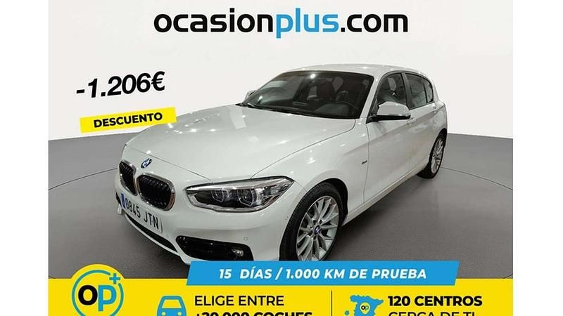 Usado BMW 118 Sport Line 136 CV (100 kW) 2016 Blanco Utilitario
