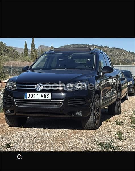 Usado VW Touareg R-line 245 CV (180 kW) 2014 Negro SUV