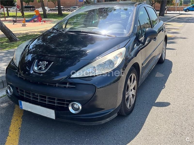 Negro Usado 2008 Peugeot 207 Berlina | 2900 € (Buen precio) - Imagen 1/4