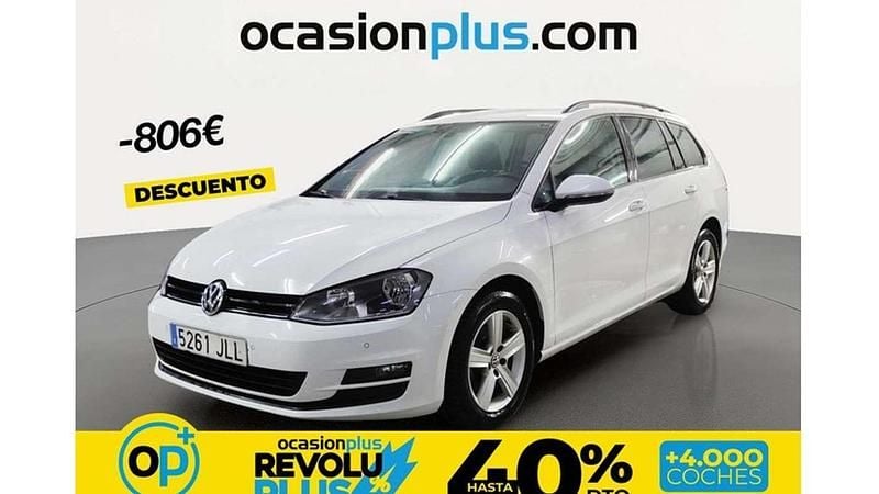 Usado VW Golf VII Advance 110 CV (80 kW) 2016 Blanco Familiar