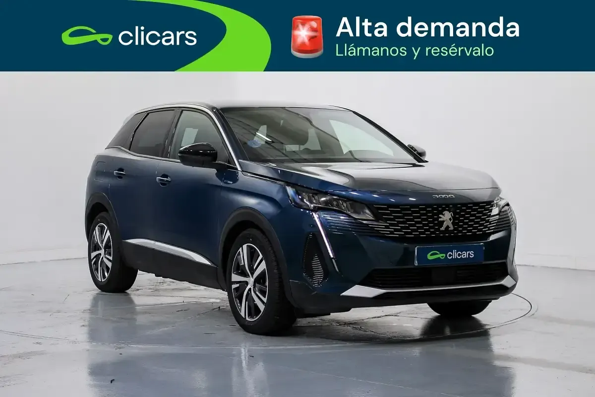 Usado Peugeot 3008 Allure 225 CV (165 kW) 2022 Azul SUV
