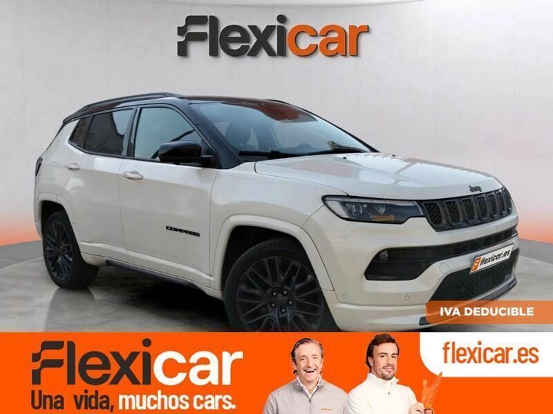 Blanco Usado 2021 Jeep Compass Limited SUV | 19.490 € (Precio justo) - Imagen 1/4