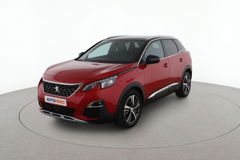 Rojo Usado 2018 Peugeot 3008 GT-line SUV | 12.699 € (Buen precio) - Imagen 1/4