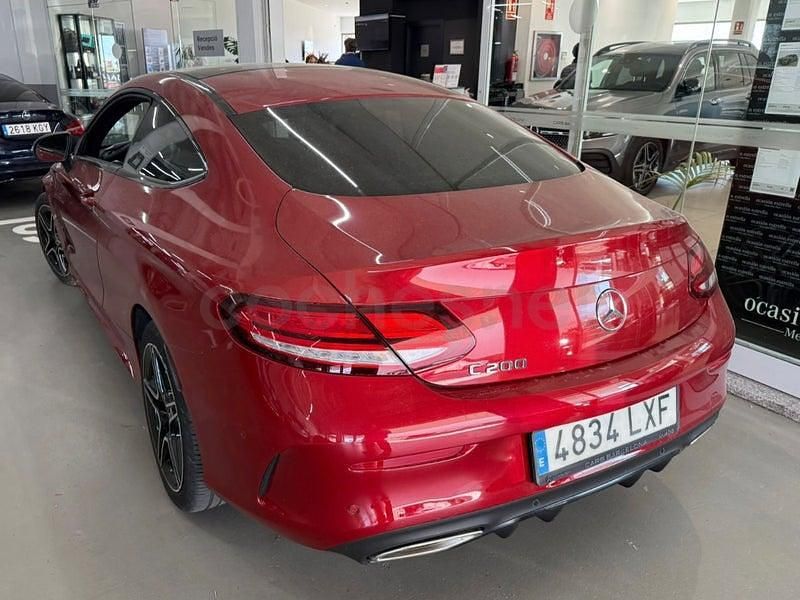 Usado Mercedes C200 184 CV (135 kW) 2022 Rojo Coupe