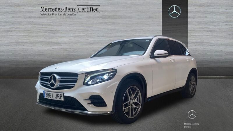 Blanco polar Usado 2016 Mercedes GLC250 AMG line SUV | 29.500 € (Precio justo) - Imagen 1/4