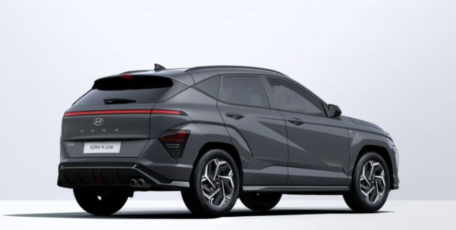 Usado Hyundai Kona N Line 100 CV (73 kW) 2024 Gris SUV