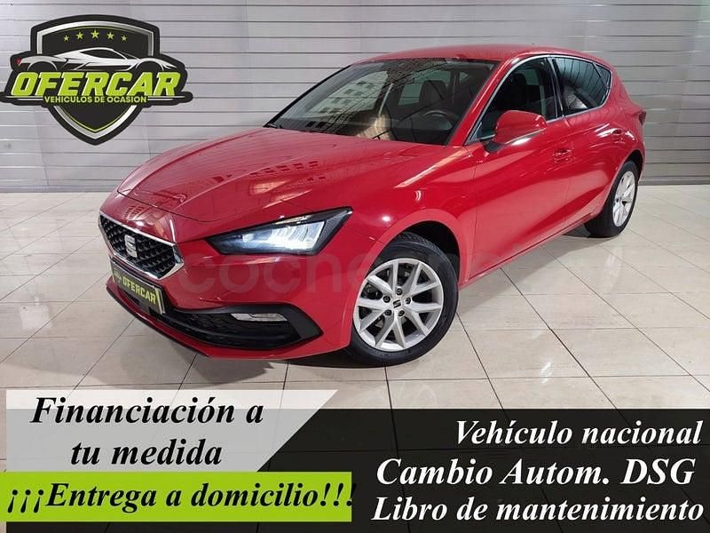 Usado Seat Leon Style 150 CV (110 kW) 2022 Rojo Berlina
