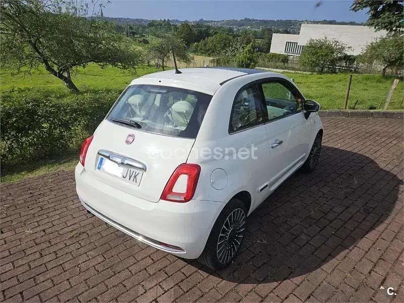 Usado Fiat 500 Lounge 69 CV (50 kW) 2016 Blanco Berlina