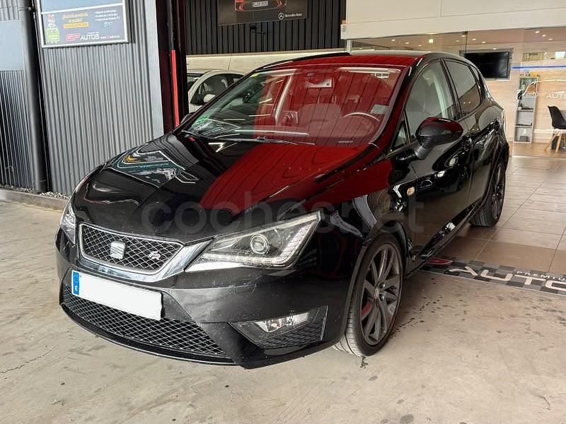 Usado Seat Ibiza FR 105 CV (77 kW) 2014 Negro Berlina