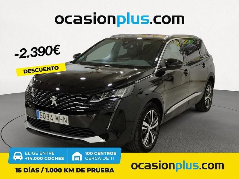 Negro Usado 2023 Peugeot 5008 Allure Monovolumen | 26.300 € (Precio justo) - Imagen 1/4