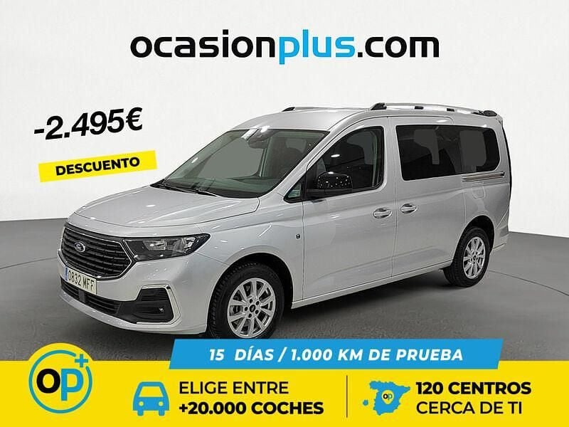 Gris Usado 2023 Ford Tourneo Connect Titanium Monovolumen | 27.450 € (Un poco caro) - Imagen 1/4