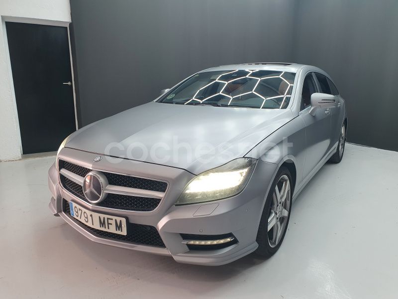 Gris / plata Usado 2013 Mercedes CLS350 Shooting Brake Familiar | 19.990 € - Imagen 1/4