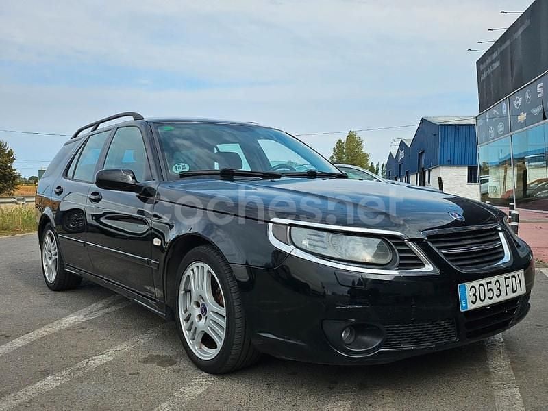 Usado Saab 9-5 Vector 150 CV (110 kW) 2008 Negro Familiar