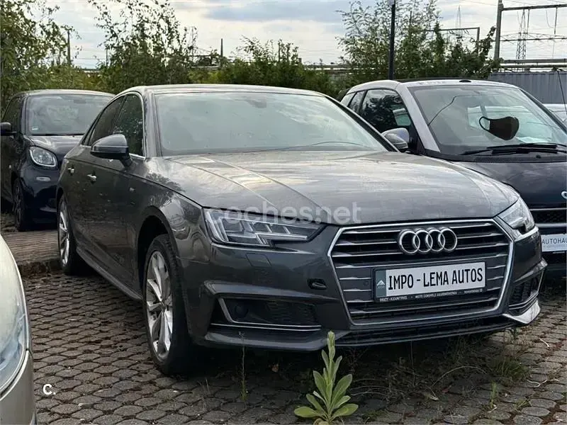 Usado Audi A4 S-Line 218 CV (160 kW) 2016 Gris / plata Berlina