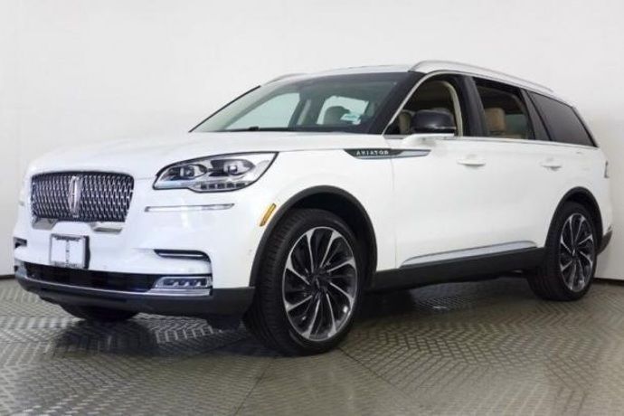 Blanco Usado 2020 Lincoln Aviator SUV | 78.600 € - Imagen 1/4