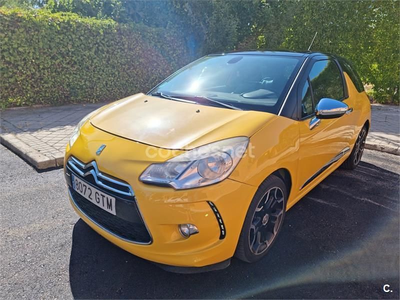 Amarillo Usado 2010 Citroën DS3 Berlina | 5500 € (Precio justo) - Imagen 1/4