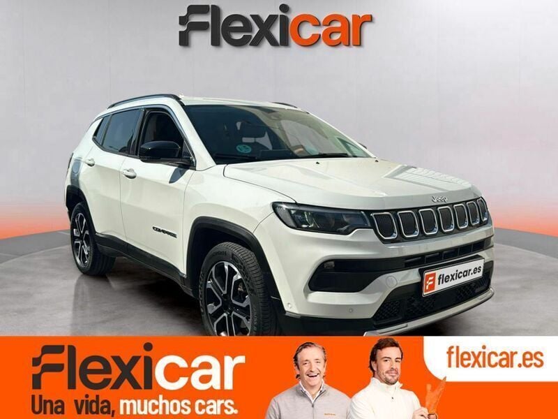 Blanco Usado 2021 Jeep Compass Limited SUV | 20.490 € (Precio justo) - Imagen 1/4