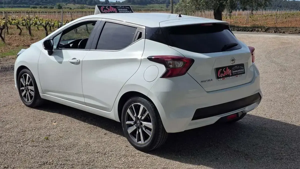 Usado Nissan Micra Visia+ 73 CV (53 kW) 2018 Blanco Utilitario