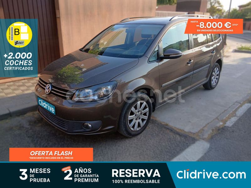 Marrón Usado 2014 VW Touran Advance Monovolumen | 10.190 € (Buen precio) - Imagen 1/3